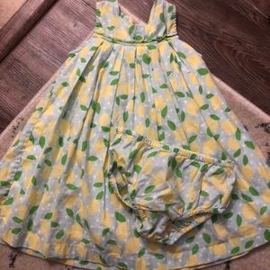 Baby Boden lemon dress